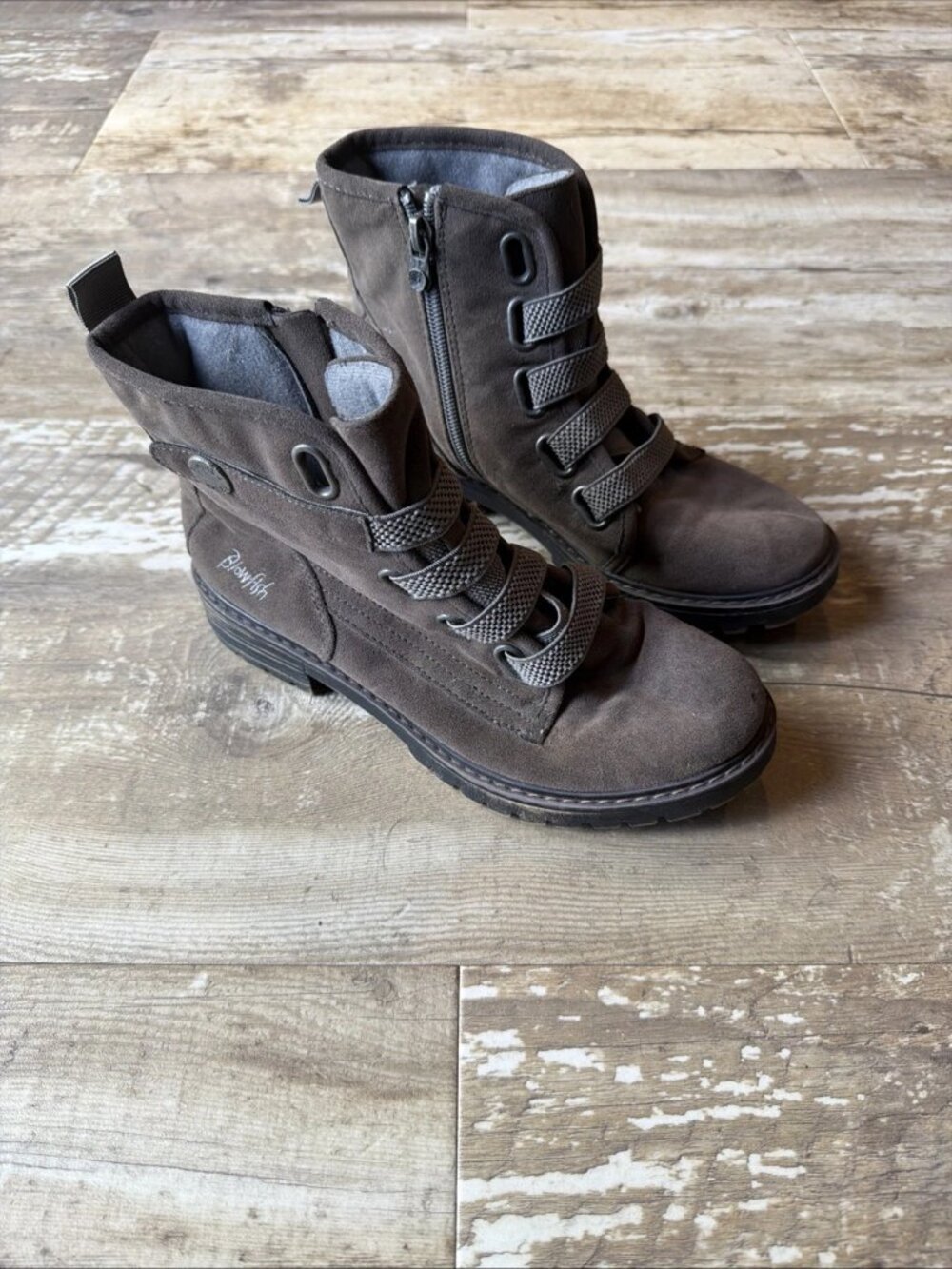 BLOWFISH Malibu Brown Ankle Boots Straps Women’s 7